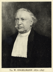 104528 Portret van Theodor Wilhelm Engelmann, geboren 1843, hoogleraar in de fysiologie aan de Utrechtse hogeschool ...